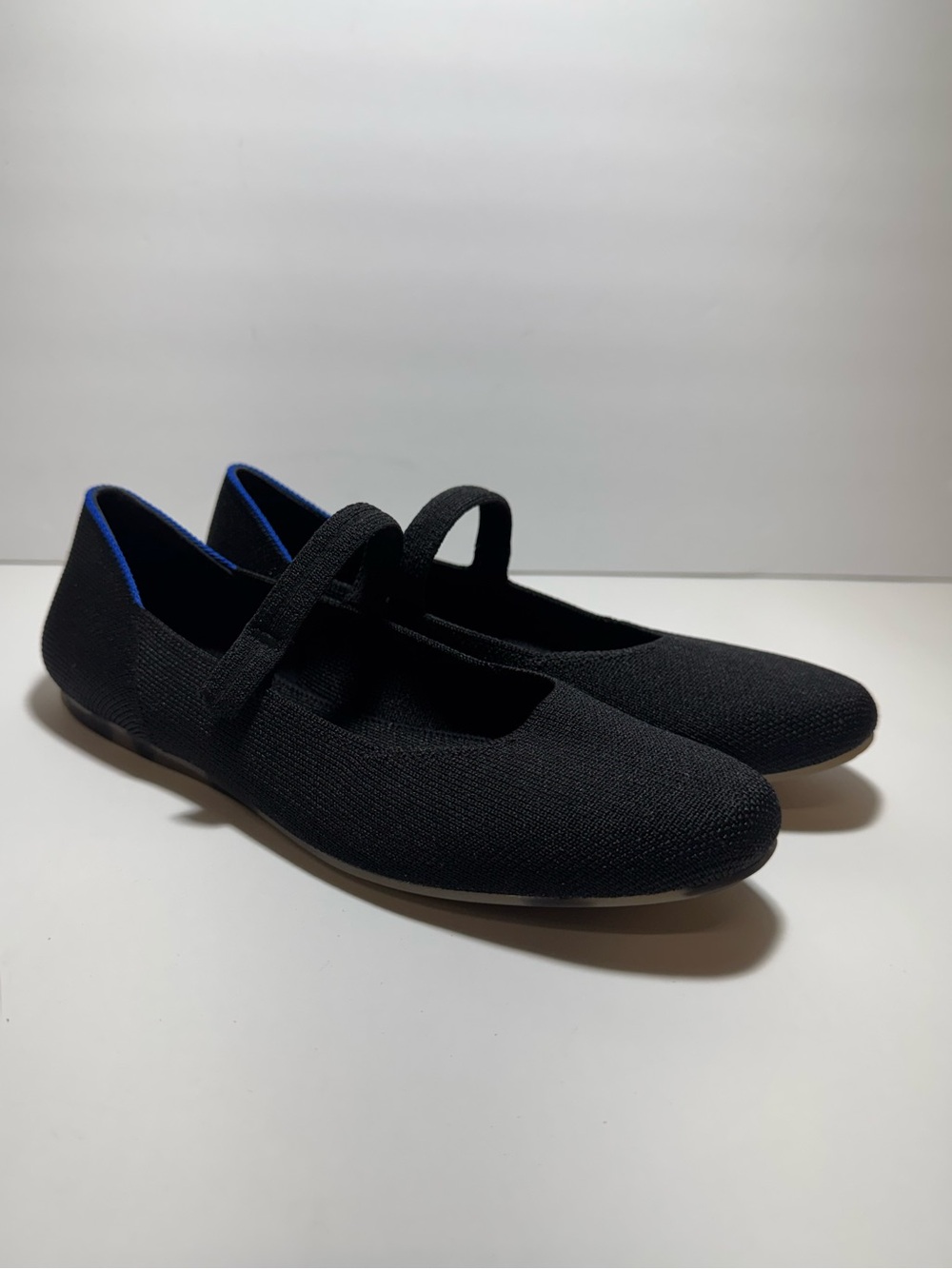 Rothy's The Square Mary Jane Ballet Flat in Black Women's Size 6.5 - Picture 2 of 16